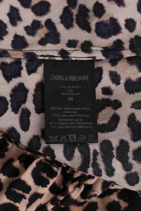 Jupe Zadig & Voltaire Marron en Viscose