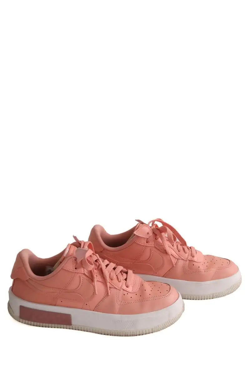 Baskets Nike Rose en Cuir