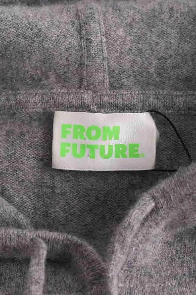 Sweatshirt à capuche  From Future Gris en Cachemire