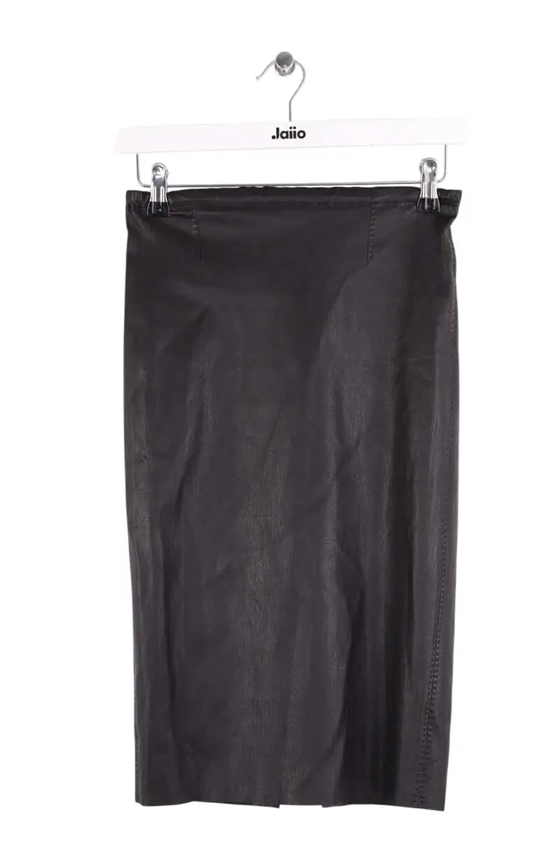 Jupe Stouls Noir en Cuir, taille XXS - Seconde Main