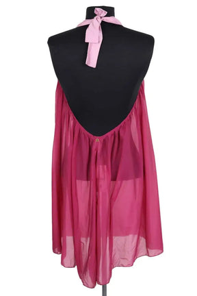 Robe Galliano Rose en Soie