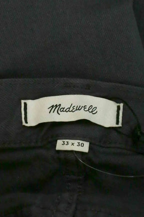 Jean droit W33 L30 Madewell Gris en Coton