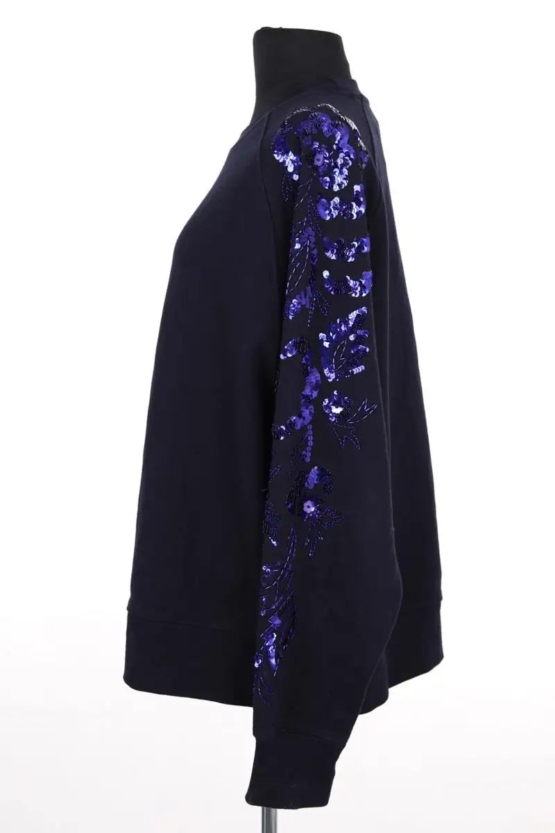 Sweatshirt Essentiel Antwerp Marine en Coton