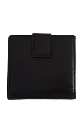 Portefeuille Dior Noir en Cuir