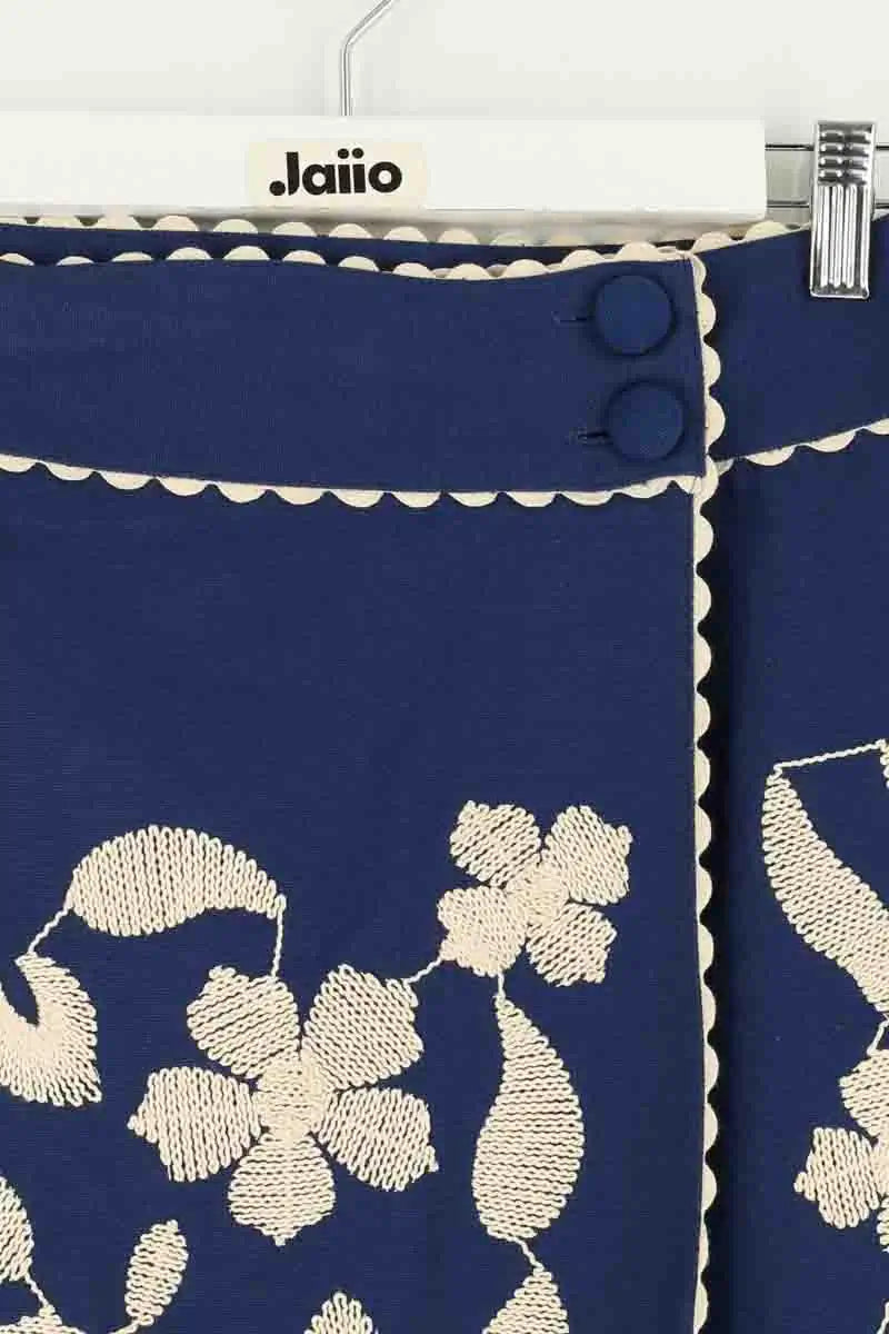 Jupe Sézane Bleu en Coton
