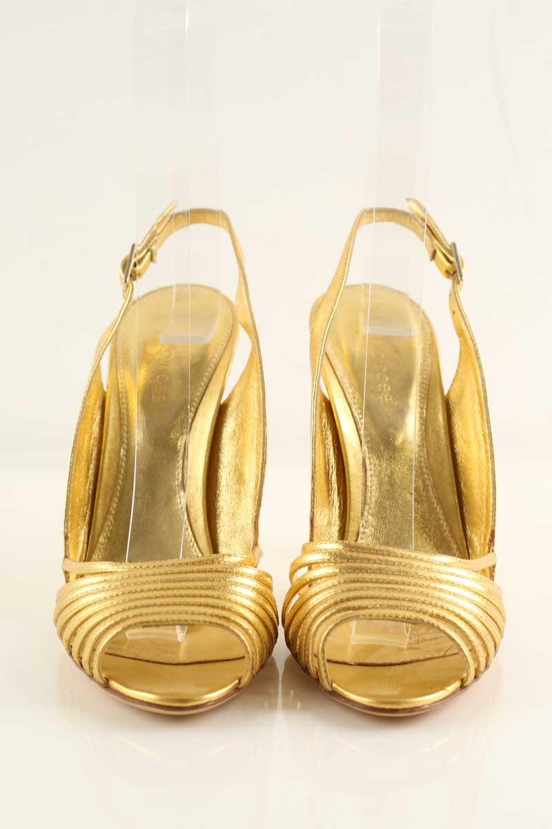 Talons Sergio Rossi  Doré
