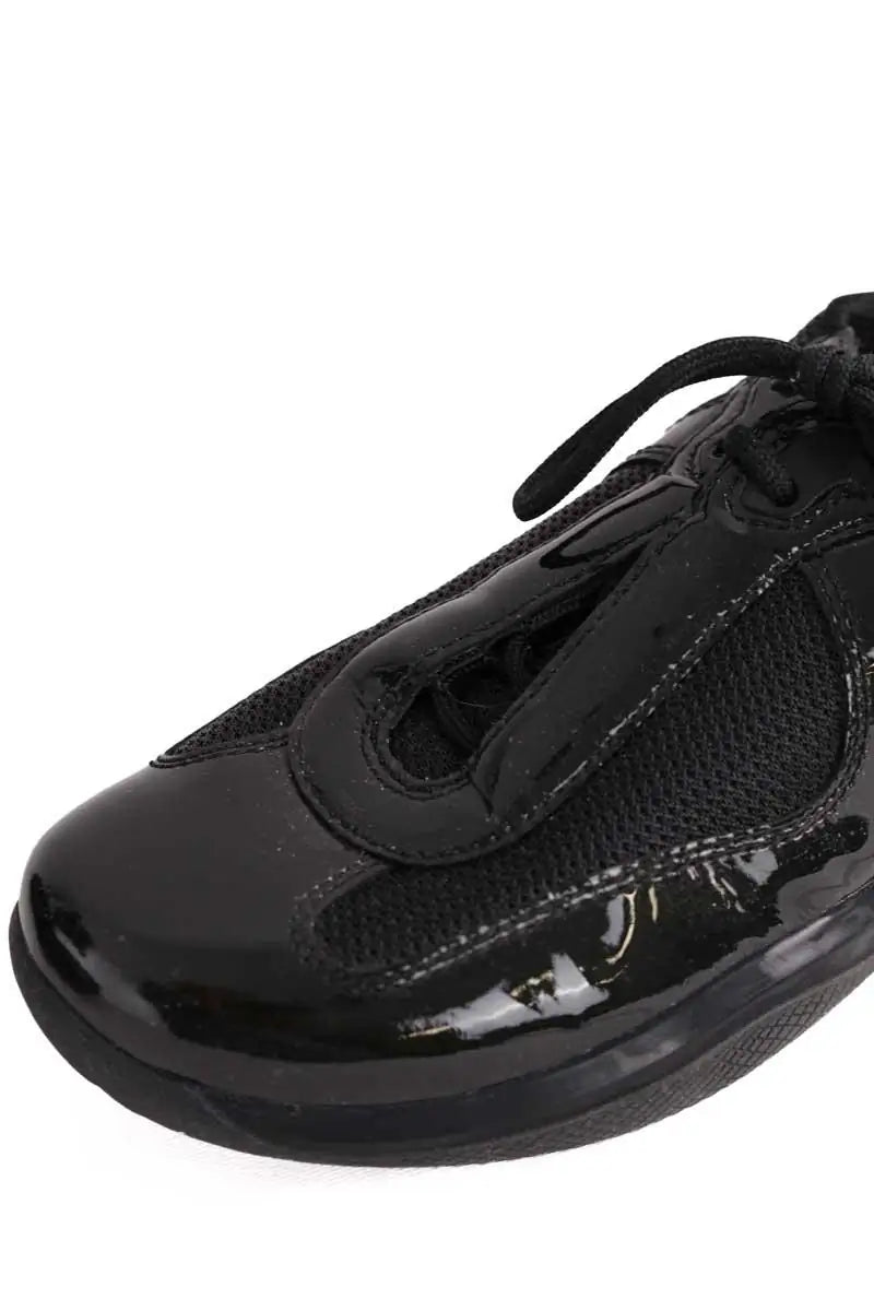 Baskets Prada america's cup Noir en Cuir