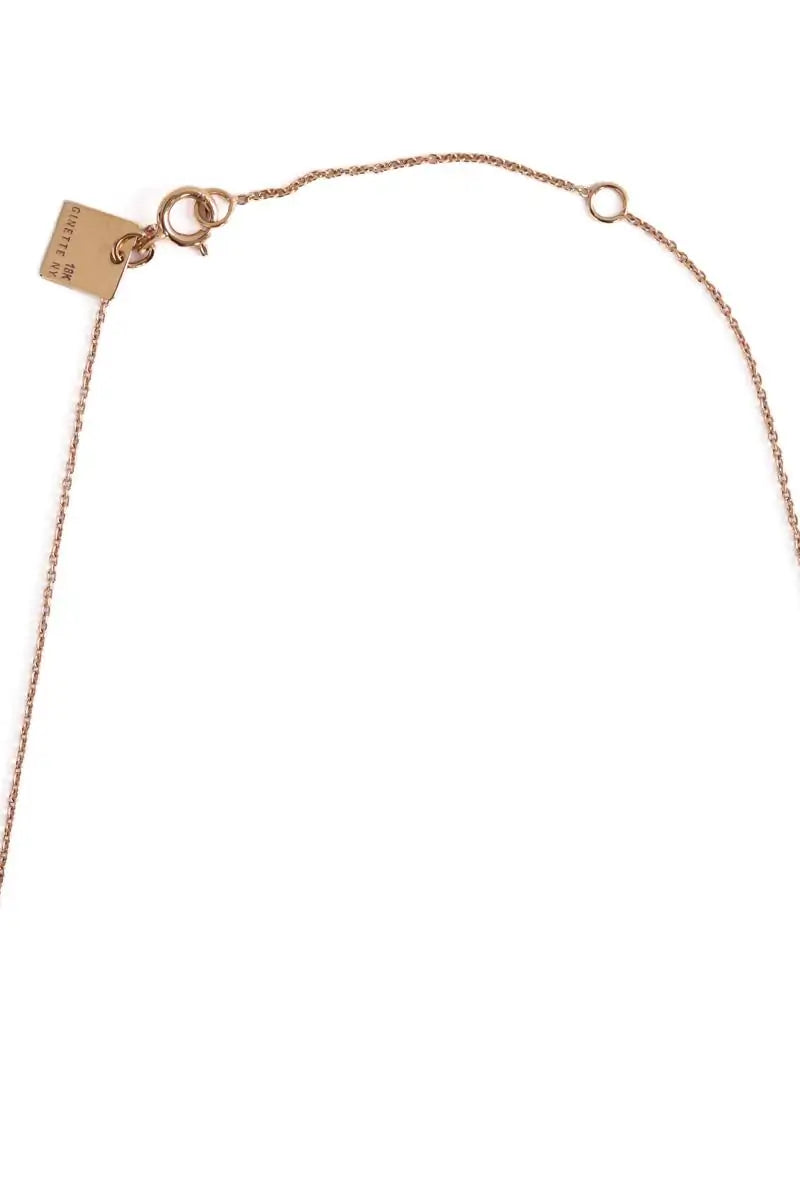 Collier Ginette NY Gris en Or rose