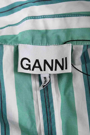 Robe Ganni Vert en Coton