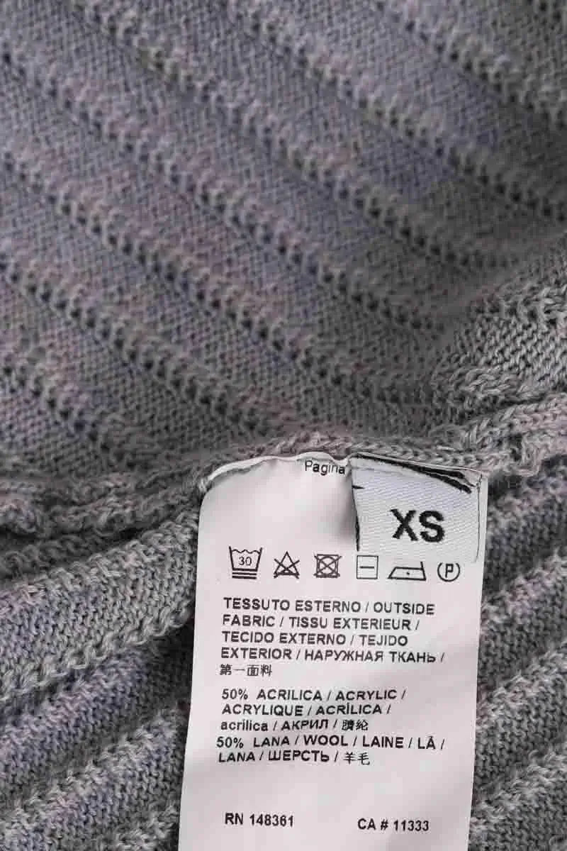 Pull Pinko Gris en Laine