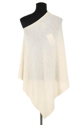 Poncho Calarena  Blanc