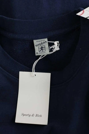 Sweatshirt Sporty & Rich Bleu en Coton