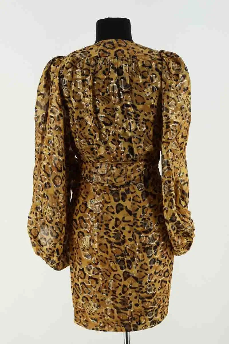 Robe Ba&Sh Jaune en Soie