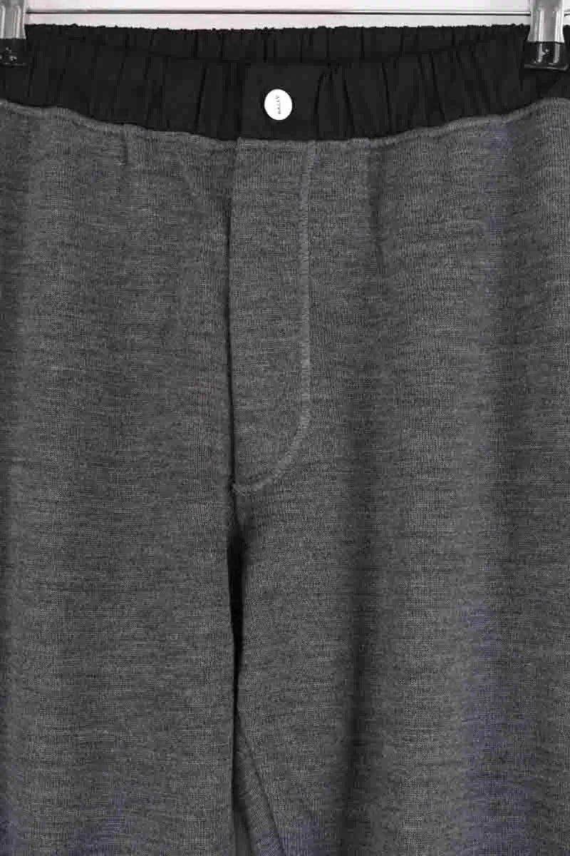 Pantalon droit Bally Gris en Laine