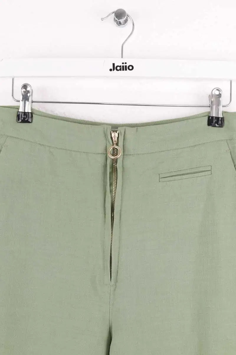 Pantalon Claudie Pierlot Vert en Viscose