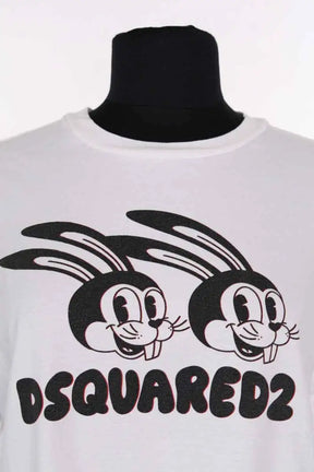 T-shirt Dsquared2 Blanc en Coton
