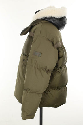 Manteau Yves Salomon  Kaki