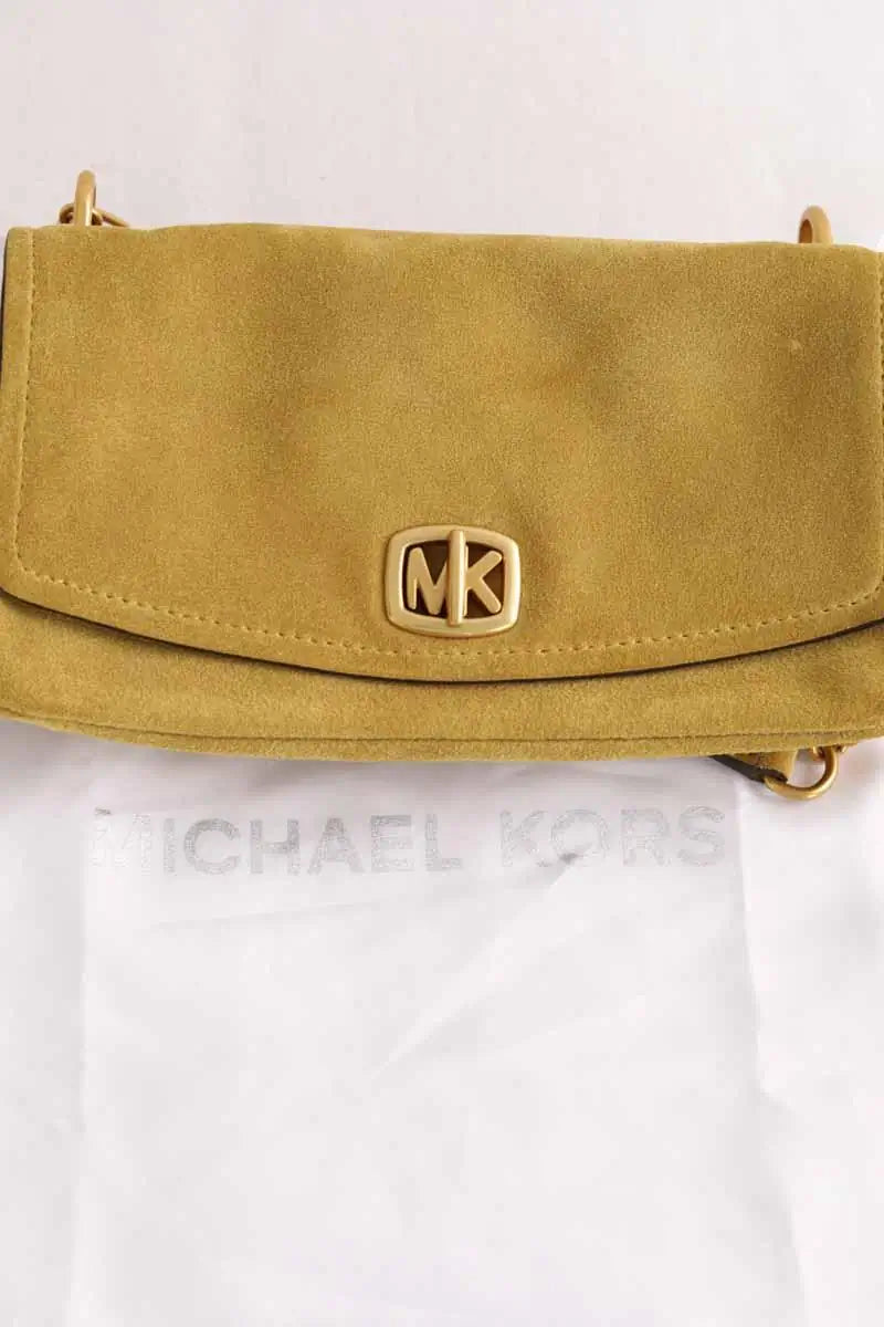 Sac à main Michael Kors Bryant Kaki en Daim