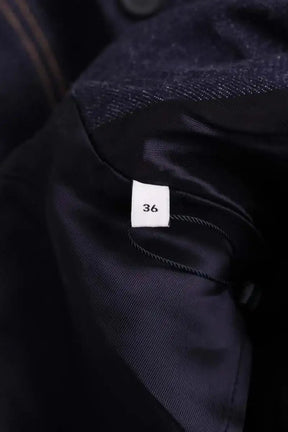 Blazer Claudie Pierlot Bleu en Coton