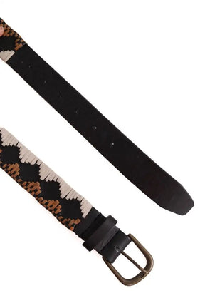 Ceinture Antik Batik Multicolore en Cuir
