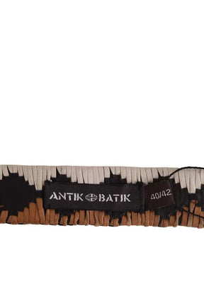Ceinture Antik Batik Multicolore en Cuir