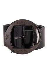 Ceinture Armani Jeans Noir en Cuir, taille L - Seconde Main