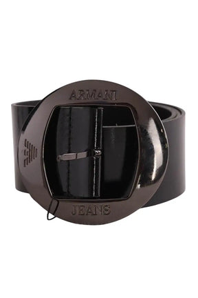 Ceinture Armani Jeans Noir en Cuir, taille L - Seconde Main