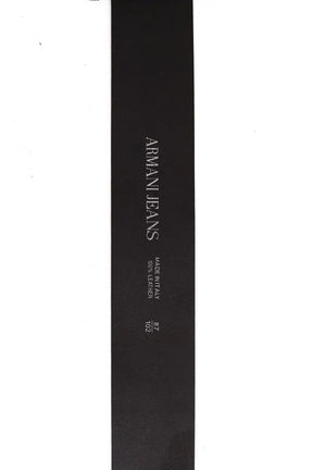 Ceinture Armani Jeans Noir en Cuir