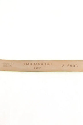 Ceinture Barbara Bui Jaune en Cuir