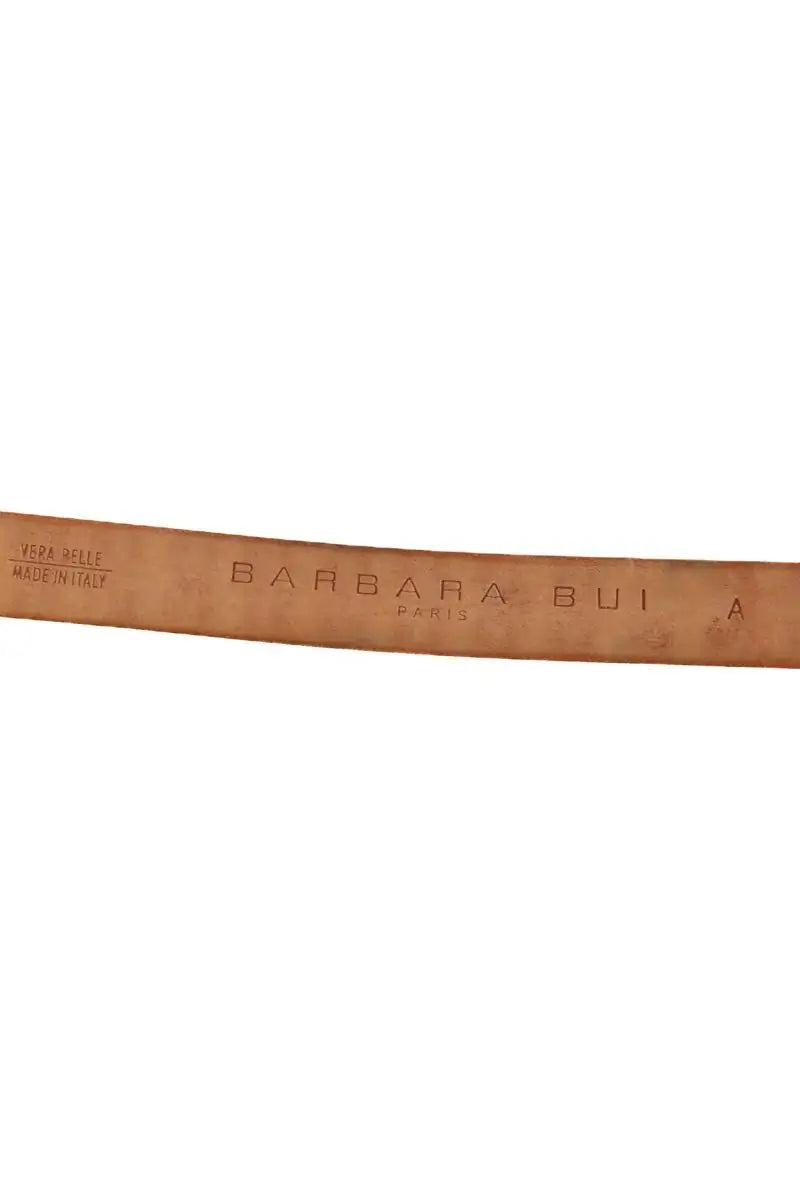 Ceinture Barbara Bui Marron en Cuir
