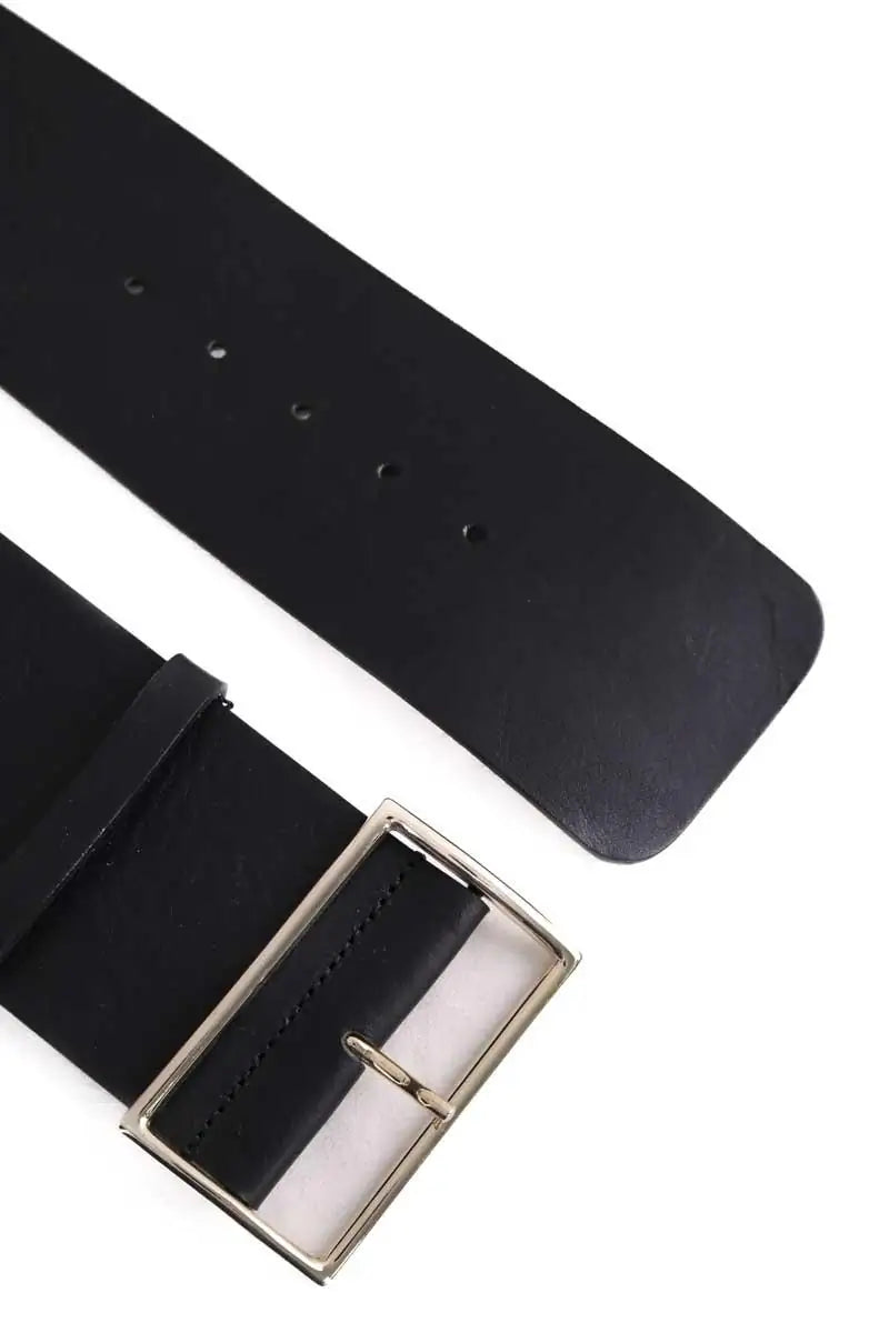 Ceinture Ba&Sh Noir en Cuir