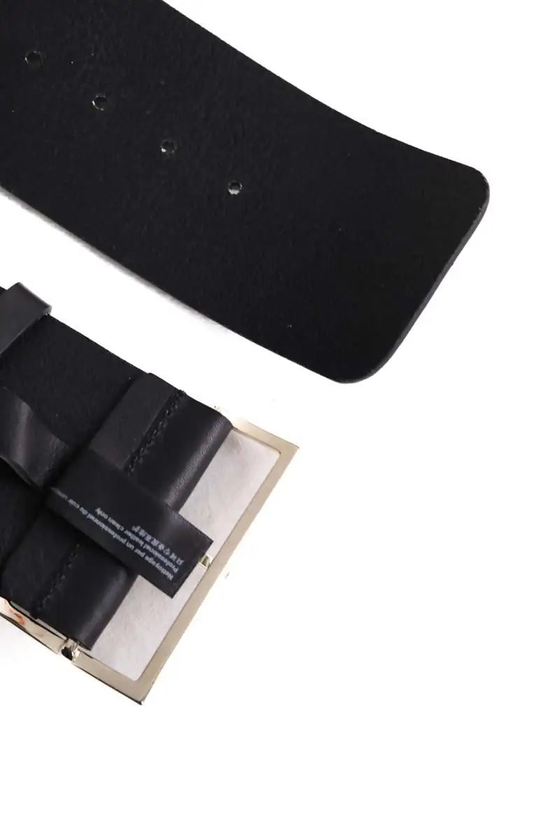 Ceinture Ba&Sh Noir en Cuir