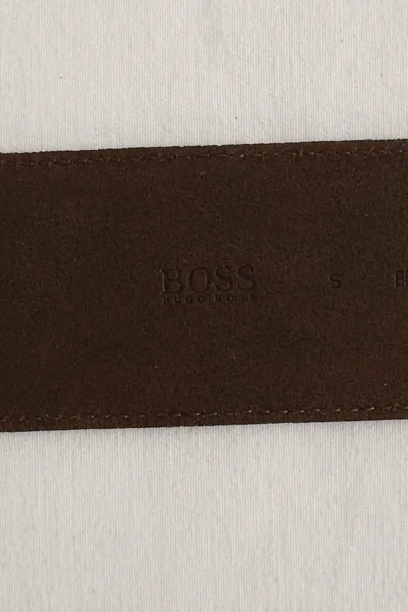 Ceinture Boss Marron en Cuir