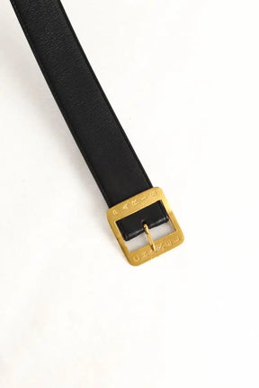 Ceinture Chanel Noir en Cuir