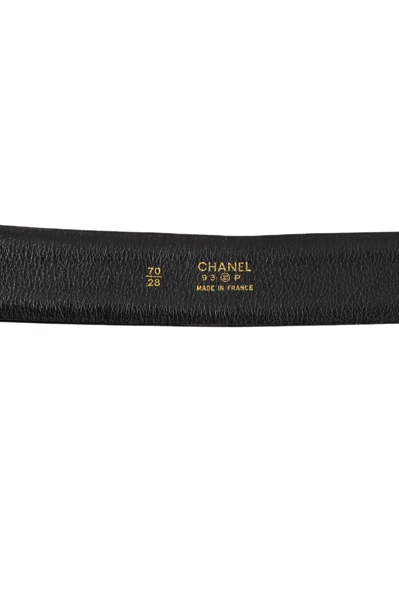 Ceinture Chanel Noir en Cuir