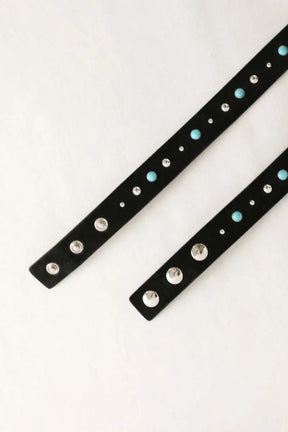 Ceinture Claudie Pierlot Noir en Daim