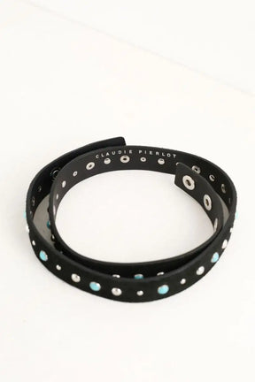 Ceinture Claudie Pierlot Noir en Daim