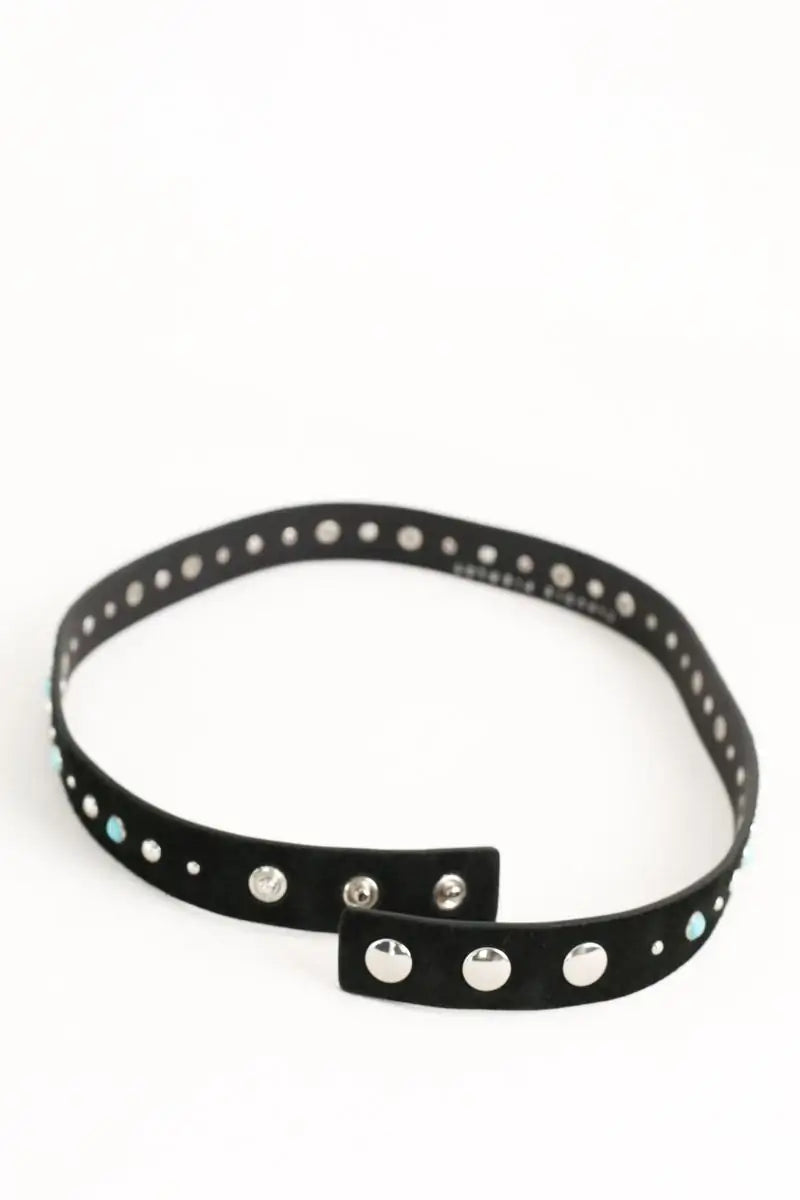Ceinture Claudie Pierlot Noir en Daim