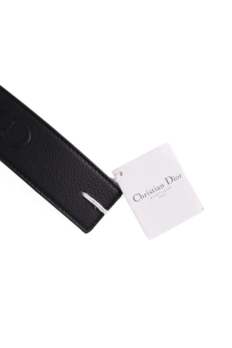 Ceinture Dior Noir en Cuir