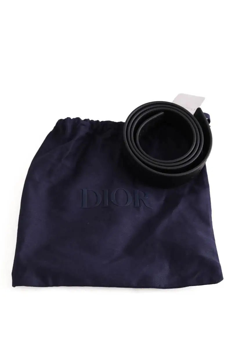 Ceinture Dior Noir en Cuir