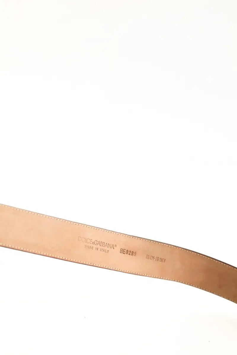 Ceinture Dolce & Gabbana Marron en Cuir