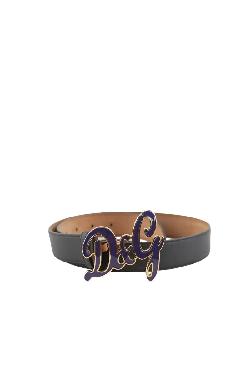 Ceinture Dolce & Gabbana Noir en Cuir, taille S - Seconde Main