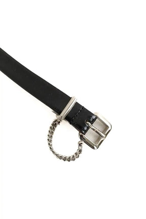 Ceinture Dolce & Gabbana Noir en Cuir verni