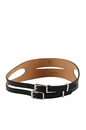 Ceinture en cuir Alexander McQueen Noir en Cuir, taille S - Seconde Main