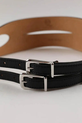 Ceinture en cuir Alexander McQueen Noir en Cuir