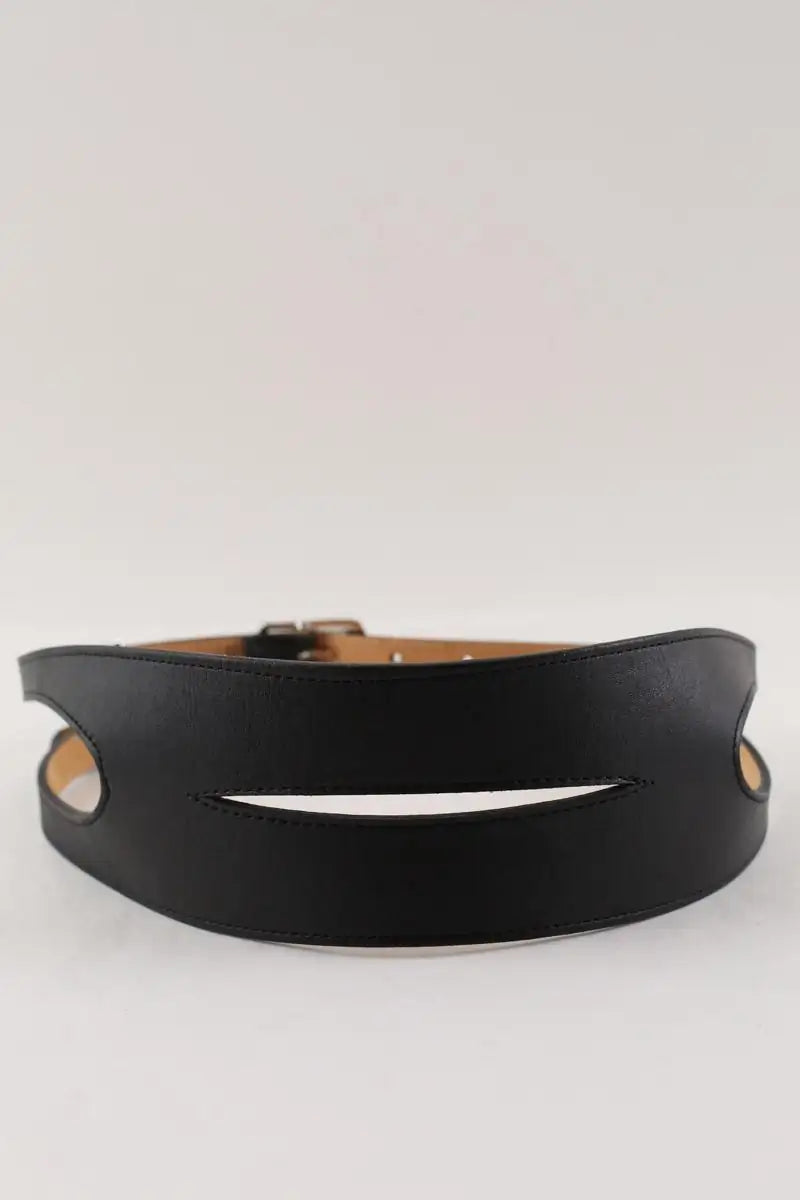 Ceinture en cuir Alexander McQueen Noir en Cuir