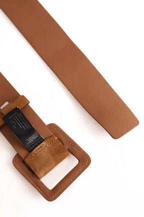 Ceinture en cuir Ba&Sh Camel en Cuir