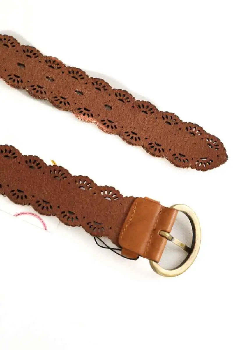 Ceinture en cuir Ba&Sh Marron en Cuir