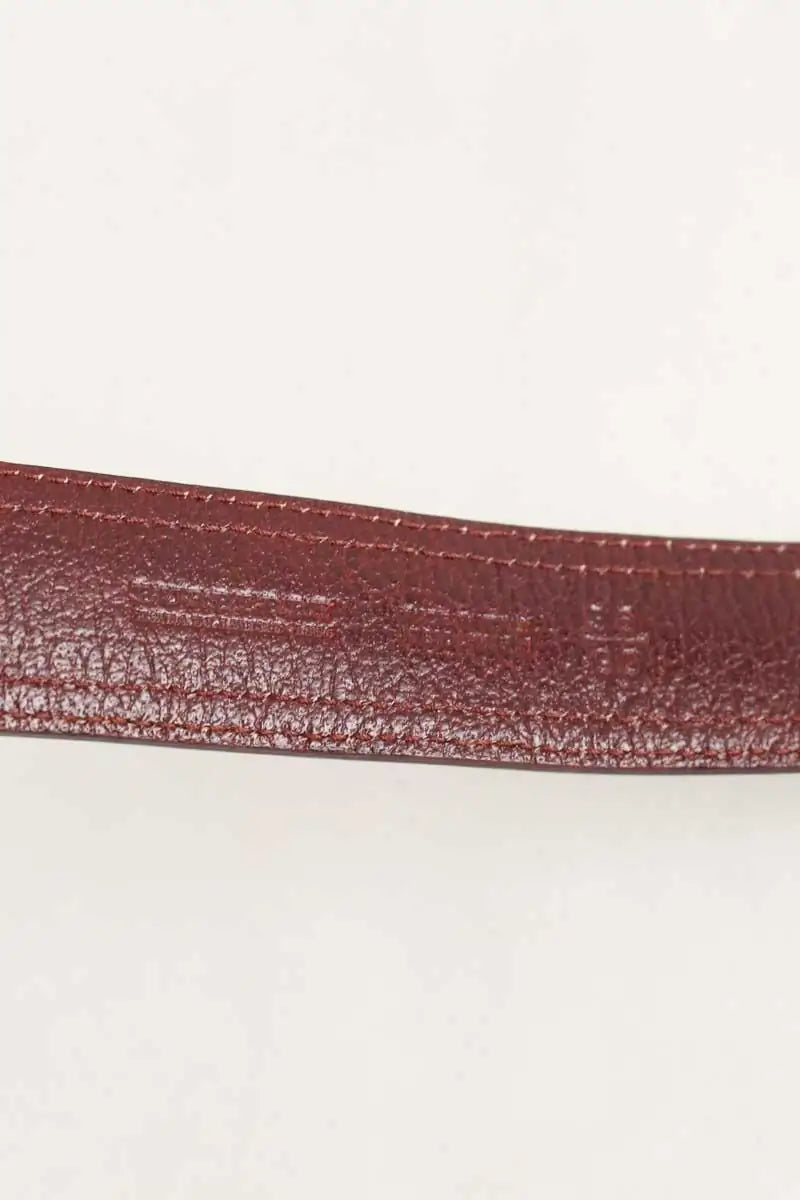 Ceinture en cuir Burberry Marron en Cuir