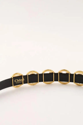 Ceinture en cuir Chloé Noir en Cuir